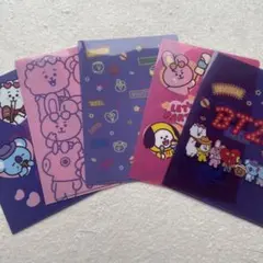 BT21 ミニファイル5枚セット