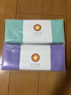 新品未使用LAVA ヨガラグ ミント パープル セット