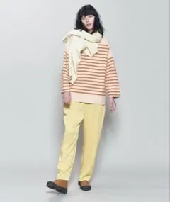 ＜6(ROKU)＞RASCHEL BORDER PULLOVER 2/カットソーのサムネイル