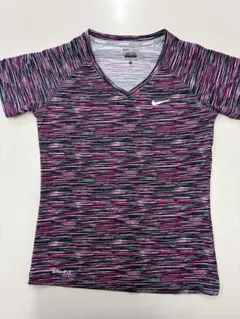 NIKE DRI-FIT 半袖Tシャツ ピンク ブラック Sのサムネイル