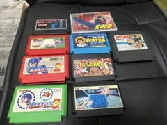 ファミコンカセット まとめ売り 9本 多彩なジャンル