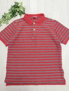✩ボーダー　ポロシャツ　Lサイズ✩