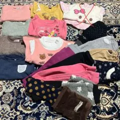 ★☆ まとめ売り 90サイズ トレーナー　ボトムス　トップス　女の子　大量☆★