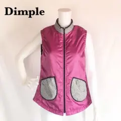 Dimple 軽量 フルジップ中綿ベスト　日本製　アウター