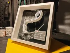 フレーム入り3Dアート（ホワイト） モナコのサムネイル