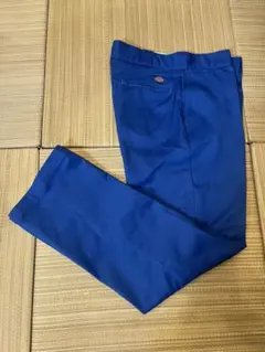 Dickies　ディッキーズ　874　ワークパンツ　古着　ブルー　W32