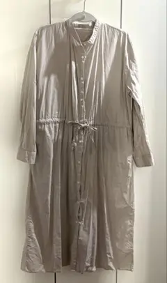 シャツワンピース 長袖