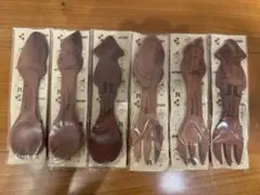 ムーミン　木製カトラリーセット 6点