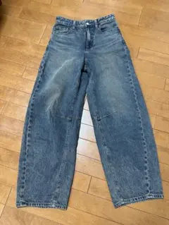 GU バレルレッグジーンズ　S