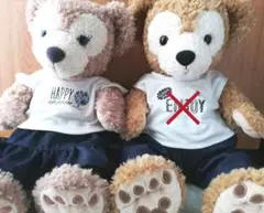 ダッフィー　コスチューム　Tシャツ2枚＋ズボン+スカートのセット