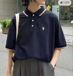 【U.S. POLO ASSN.】1ポイント刺繍ポロシャツのサムネイル