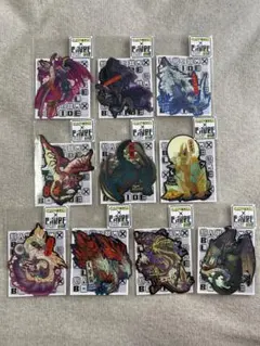 CAPCOM　モンハン　大型モンスター10種　B-SIDE LABEL