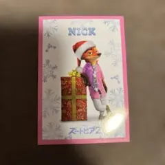 Disney ズートピア2 映画入場者特典クリスマスキャラクターカード