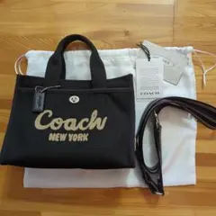 コーチ COACH カーゴ トートバッグ 黒