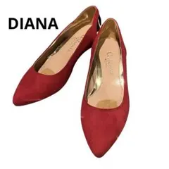 ダイアナ　DIANA　レオパード柄　フラット　パンプス　23センチ