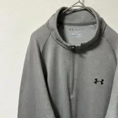 アンダーアーマー ゴルフ ハーフジップスウェット グレー系 メンズ 2XLサイズ