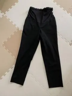 マタニティパンツ ブラック ウエストゴム
