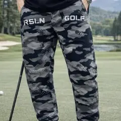 【橋本優太様専用】ラッセルノ ゴルフ カモ柄パンツ ストレッチ ロゴ 近年