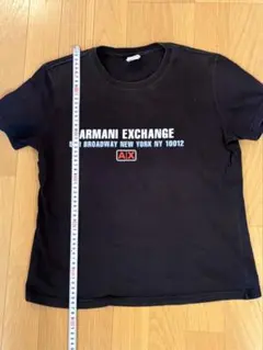Armani Exchange 黒 Tシャツ Lサイズ ボーイズ　2枚セット