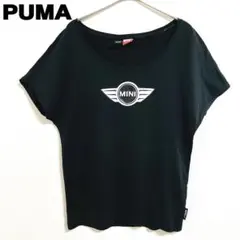 PUMA×MINI コラボ　黒 半袖Tシャツ　US/S ロゴ入り　綿100