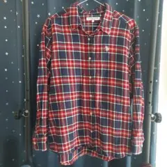 U.S.POLO ASSN シャツ　長袖　LL 　赤チェック柄のサムネイル