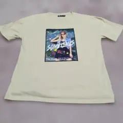 NOBLE PRODUCT フォトプリント Tシャツ ベージュ L