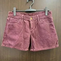 ★Lee　リーデニム　ショートパンツ　コーデュロイ　ホットパンツ　M　ワイン