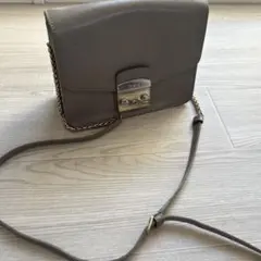 FURLA ショルダーバッグ グレージュ