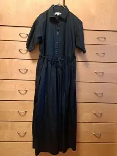 【新品】ユニクロイネス　ネイビー ワンピース 半袖