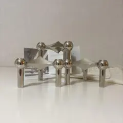 ストッフ ナゲル キャンドルホルダー クローム 3個 正規品 オリジナル