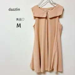 美品♡ dazzlinダズリン　ノースリーブワンピース　M フェミニンのサムネイル