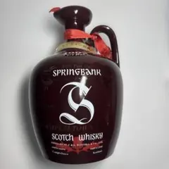 スプリングパンク陶器ボトル　古酒　未開栓　箱なし スプリングバンク 12年 キャンベルタウンモルト 750ml 未開栓 替え栓付
