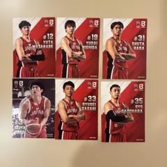日本代表 Bリーグカード 6点セット