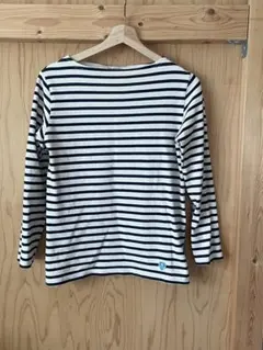 オーシバル　ORCIVAL ボーダーカットソー 紺×きなり