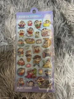 3D水シール　クレヨンしんちゃん