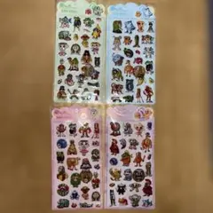 きゅん〜POP SEAL モンスターシール 4点セット