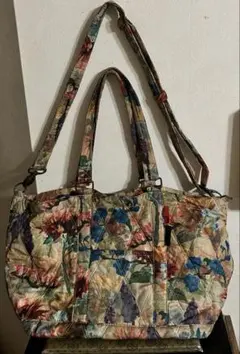ROOTOTE ルートート 2WAYバッグ モダン花柄 キルティング
