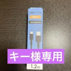USB-C to USB-A ケーブル 1.2m
