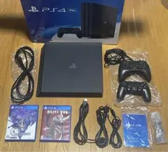 PS4 Pro 1TB ブラック 4K HDR対応＋ソフト セット