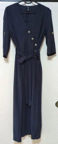 ZARA trf collection ネイビー ワンピース M