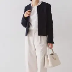 OPAQUE.CLIP　ツイードジャケット　セレモニー　フォーマル　入学　入園式