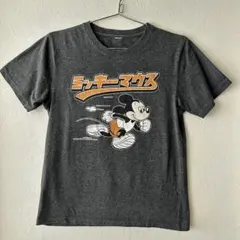 Disney ミッキーマウス プリントTシャツ チャコールグレー　キッズ160のサムネイル