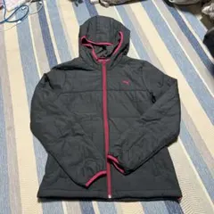 PUMA フード付きアウター グレー・ピンクLサイズ