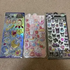 クロミ　ボンボンドロップ　シャカシャカシール　おしりシール　3枚セット