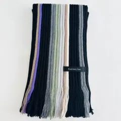 KNITTING INN ニッティングイン　松井ニット技研　マフラー　ウール　黒