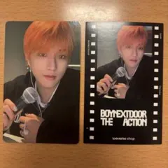 BOYNEXTDOOR The Action リウ トレカ weverse