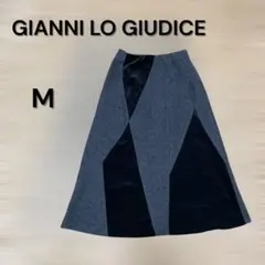 GIANNI LO GIUDICE スカート Mサイズ 異素材ドッキング