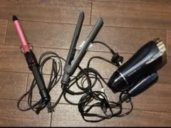家電　セット ドライヤー ストレートアイロン カールヘアアイロン