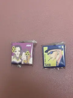 NANA CD風アクリルチャーム ナナ ハチ ヤス 2点セットガチャカプセルトイ