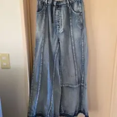 cotopone ストレートデニム ブルー